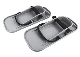 Glättschuh aus Kunststoff, grau, schwere Ausführung, VPE5, Z65925