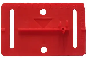 Plachetă de marcaj al cotelor RS21R roşie, autoadezivă, cu pensulă, UA 200 buc./pachet, Z700021RS