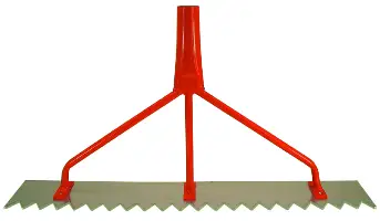 Distribuitor de beton din aluminiu 60cm,dintat,fara coada, Z90113