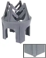 Abstandhalter 4-Fuß 25mm 6-20 spitzer Fuß 500Stk/Sack 3Sack/Ü-Sack 8Ü-Sack/Pal, ZATVS25