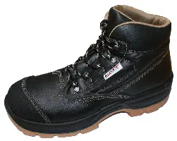 Bocanc de protecţie pentru construcţii, negru, cu gleznă susţinută, EN 20345 : 2011 S3, mărime 47, ZCE5747