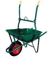 Schiebetruhe 80 Liter, grün lackiert, mit Aufhängung, ZITP38RB