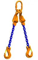 Lant de ridicare cu 2 brate PEWAG 2,0m, lant d=10mm, 5600kg, ajustabil, ZKG83203