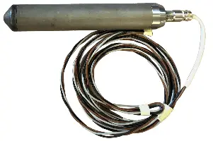 Ersatzflasche LAIER LATI U 51, 230V, d= 51mm, mit Stahlkappe und 6m Litze, ZLATI51UEF