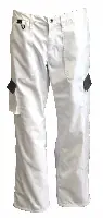 Pantaloni LO-PROTEC alb/gri 245 g/m² Marime 50 5buc/cutie, ZLO-PROTEC-BH50