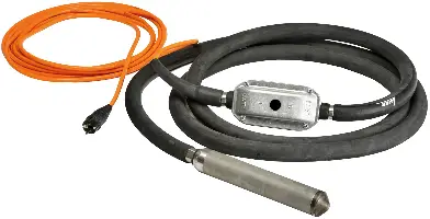 Vibrator intern pentru beton LAIER, de înaltă frecvenţă, diametru 57 mm, cu convertizor de frecvenţă integrat, 230V, ZUL57
