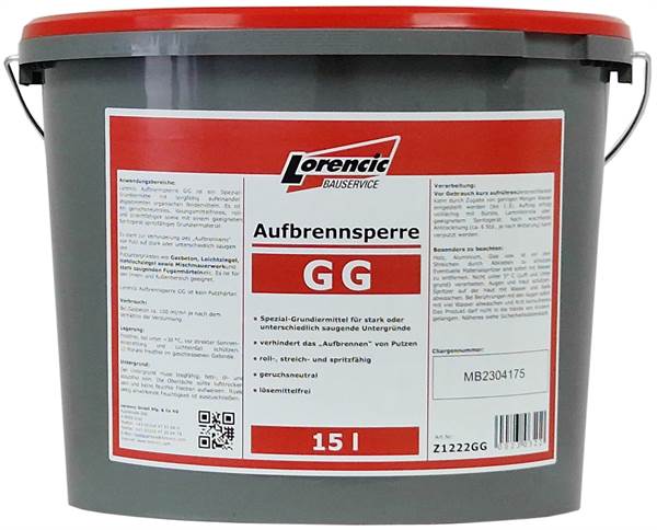 Soluţie de incombustibilizare "GG", inodoră, 15l/găleată, ***Pericol de îngheţ***, Z1222GG