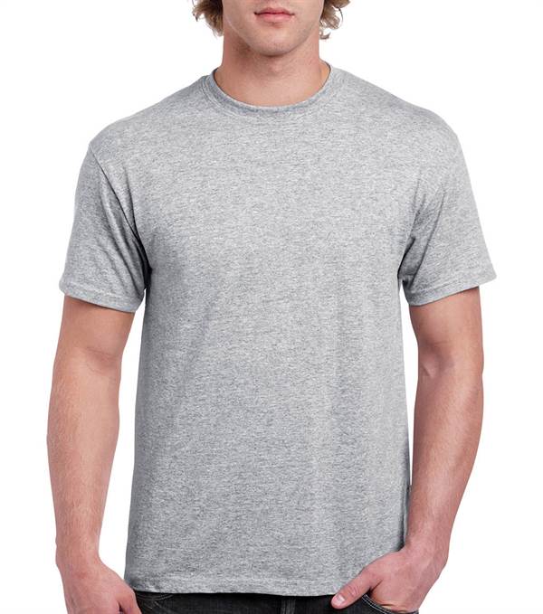 T-Shirt Gildan Heavy Cotton, Sport Grey, 180 g/m², Gr. XL, VPE12, Z18009SGXL