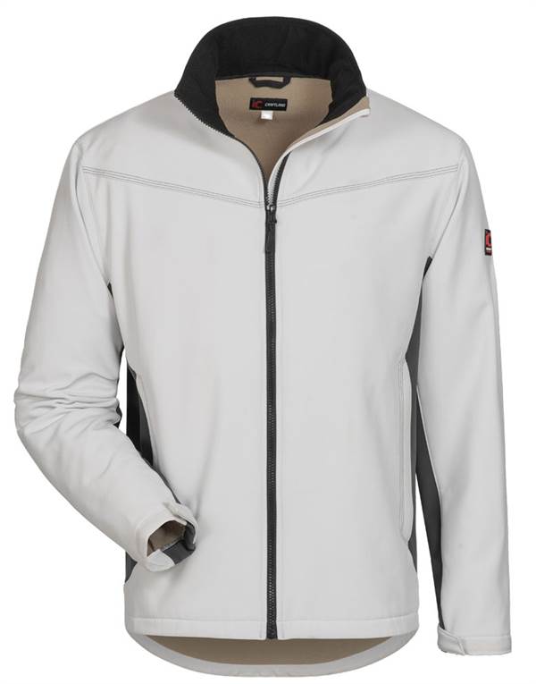 Softshell-Jacke LAURIN CRAFTLAND®, weiß/grau, Gr. XXL, VPE5, Z19972XXL