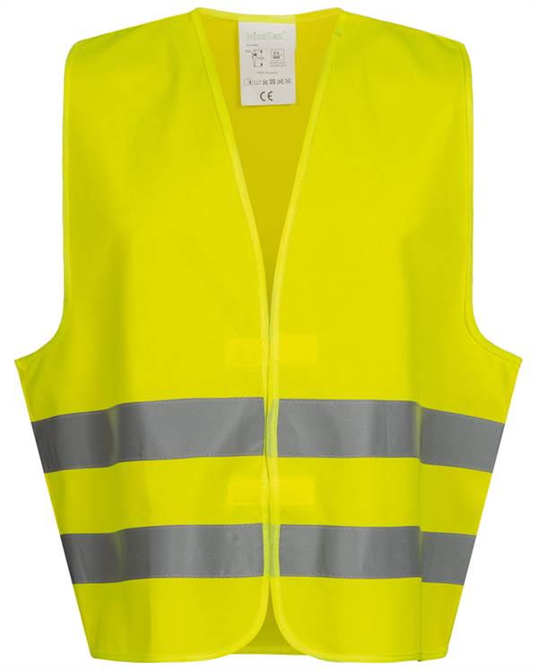 Warnweste HARALD WICA-TEX® gelb, EN 20471/2, Polyester, Gr. universal, VPE50, Z22685