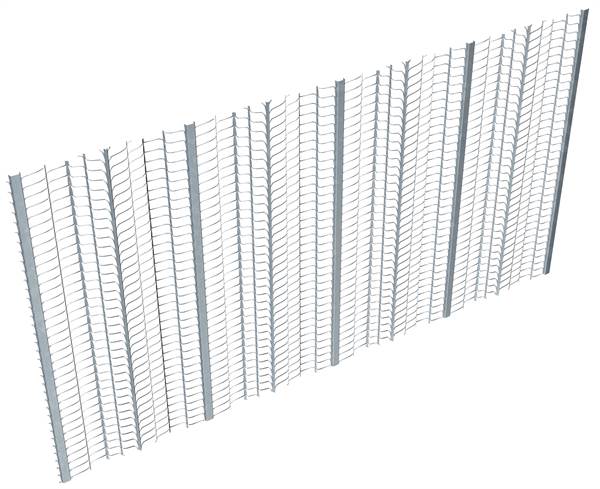 Metal extensibil, suport pentru tencuieli 2,5x0,6m=1,50m² / înălțime 4mm, UA20, Z329900LO