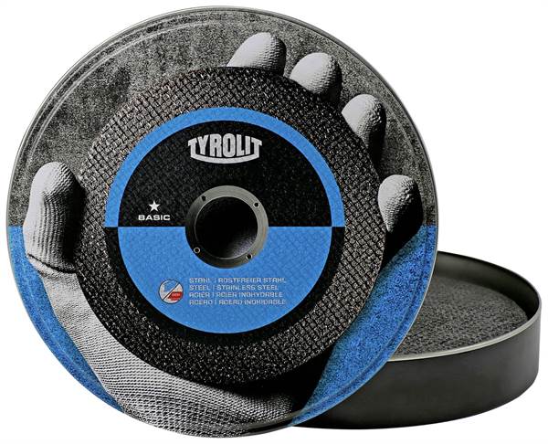 Trennscheibe Stahl "superdünn" 41 125x1,0x22,23mm gerade A60Q-BFB TYROLIT 10Stk/Pack, Z34427331