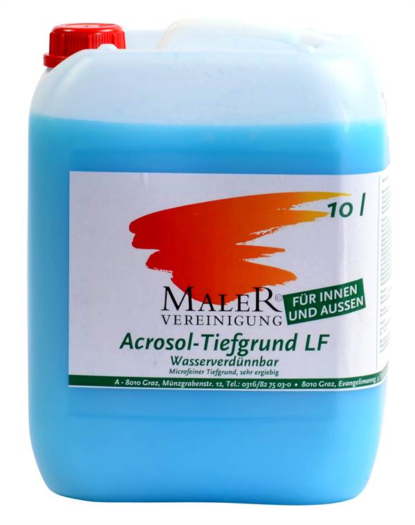 Grundiermittel Acrosol Tiefgrund LF innen/außen 10l/Kanister 40Kan./Pal, Z4036-0