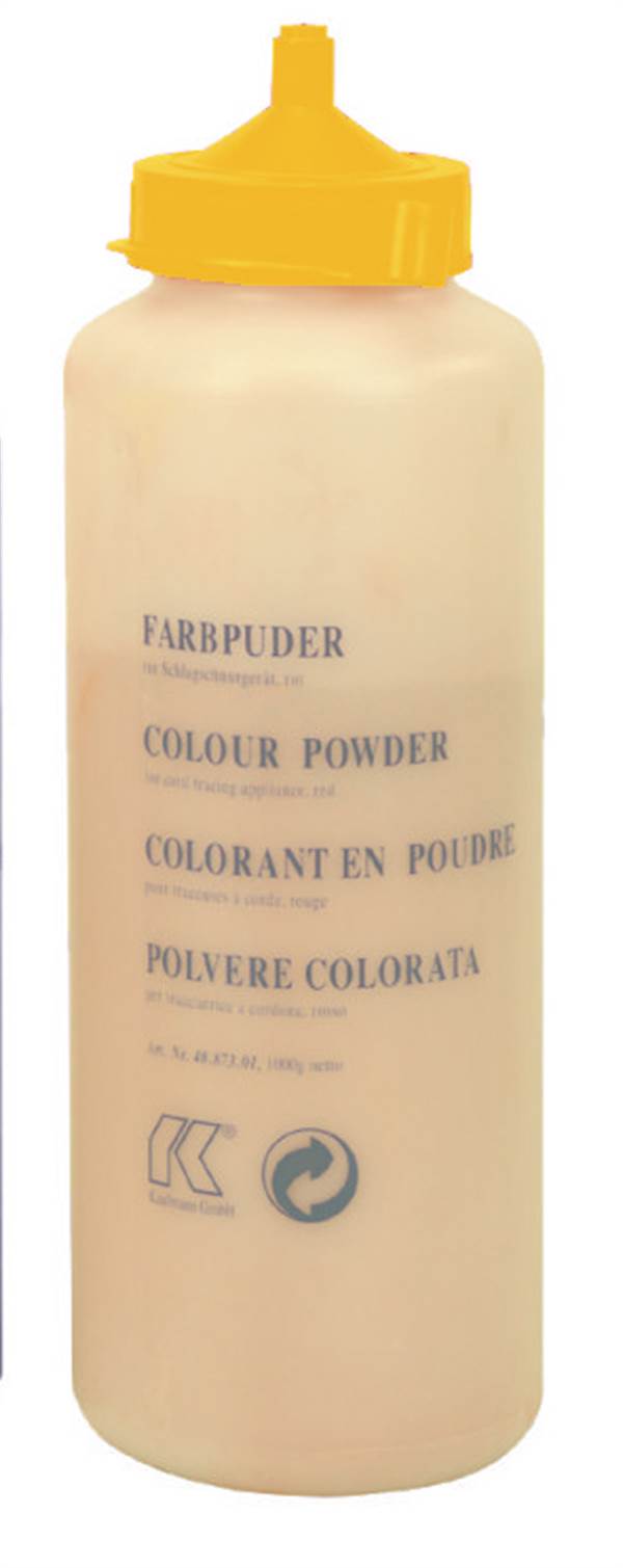 Pudră de culoare galbenă 400g în sticlă de plastic UA6, Z4087104