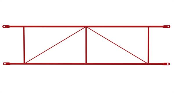 Balustradă dublă, modul, 1,25m, vopsită, 6kg, Z481300