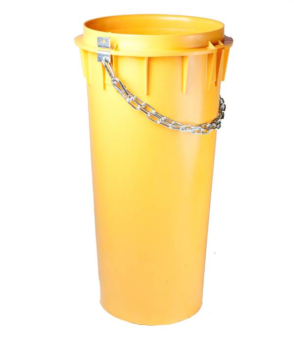 Tub pentru descărcarea deşeurilor, galben, 1,1m, 40-50cm, Z4816300