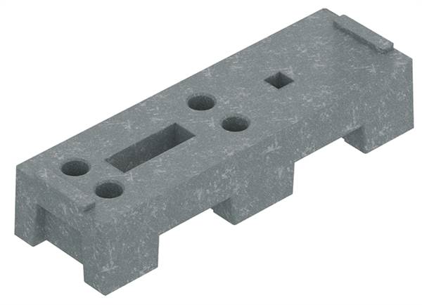 Picior din material reciclat, 767 x 247 x 160mm, 24 bucăţi/palet, Z7004418