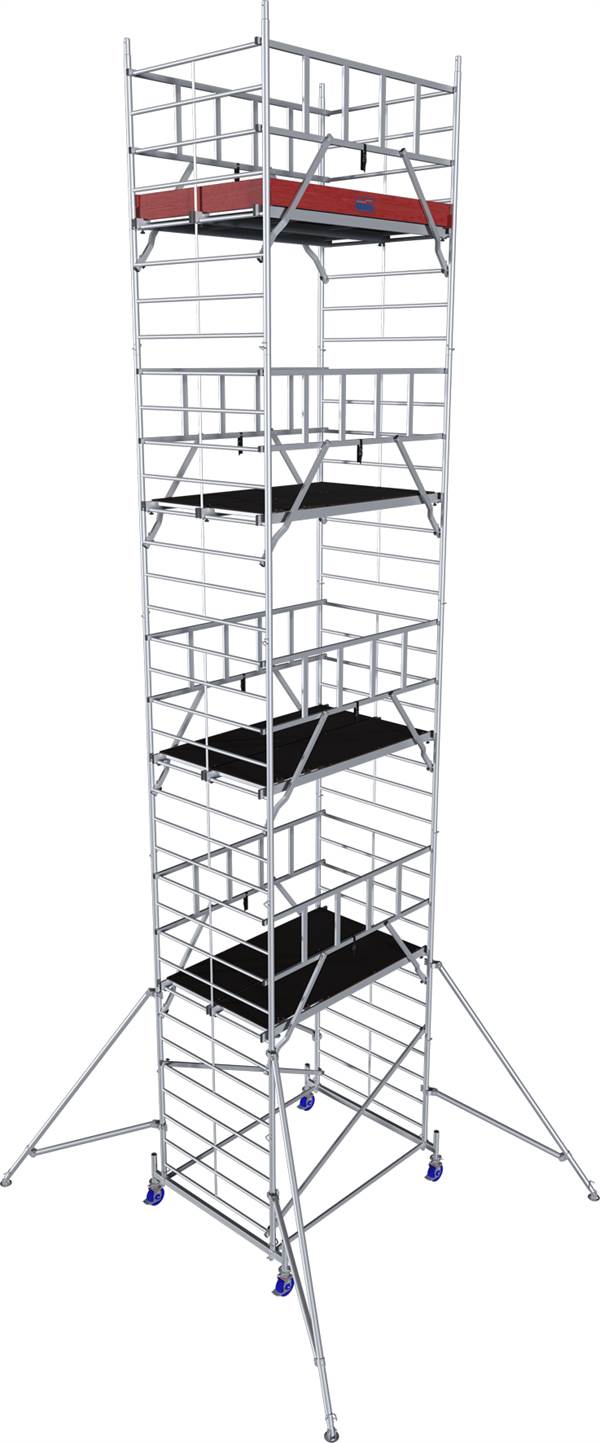 Schela rulante din aluminiu KRAUSE® MONTO® PROTEC® XXL structura lata 2,00x1,20m, AH= 10,30m, Z945174