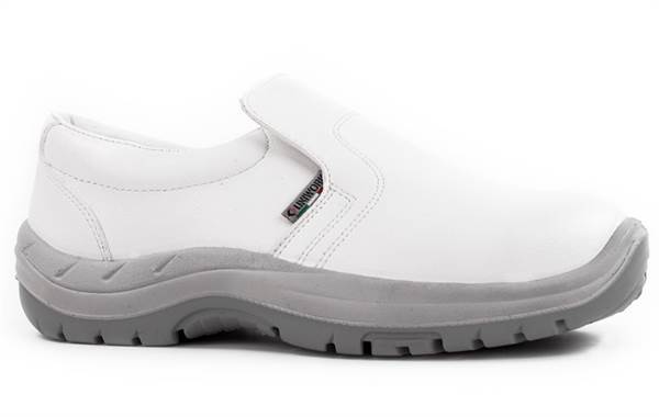 Sicherheits-Slipper PLUTONE, weiß, nieder, EN ISO 20345:2011 S2 SRC, Gr. 45, ZCE1145
