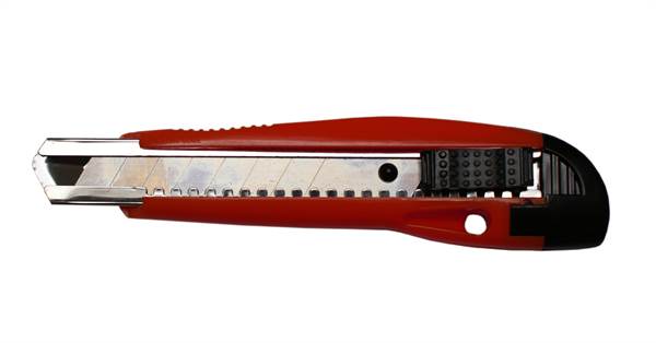 Cutter LORENCIC 18mm, roşu, UA24, ZCU18LO