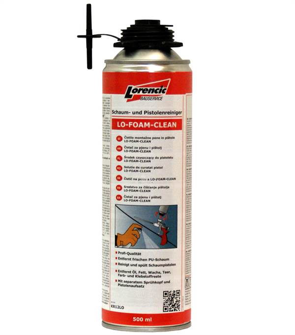 =§= Substanţă LO-FOAM-CLEAN, 500ml, 12 bucăţi/cutie, 70 cutii/palet, ZKR12LO