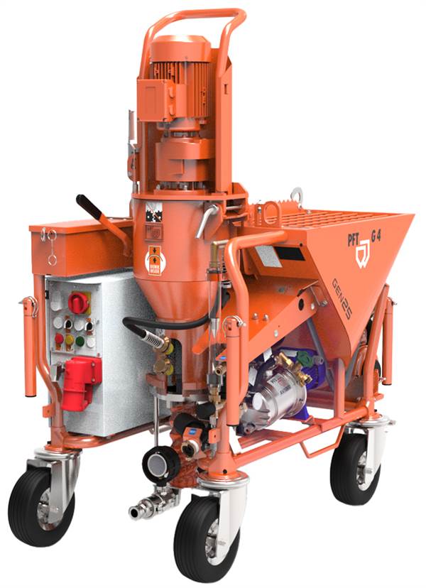 Pompă de malaxare PFT G4 GEN25 SMART LORENCIC 6,05kW 400V cu pompă de presiune, Z00890686SET