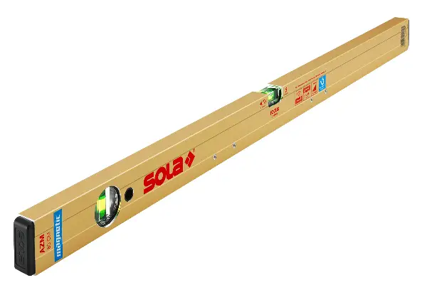 Nivelă cu bulă de aer AZM SOLA, 150cm , 8 magneti, Z01821501