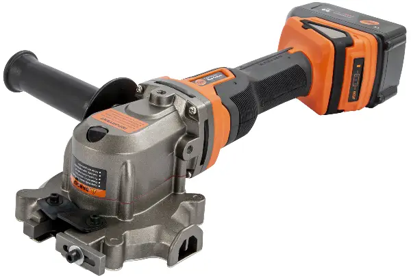 =81= Akku-Bündig-Stahlsäge TJEP RC20A ROD CUTTER 1200W d=110mm m. 2 Dia-Blätter, 2 Akkus, Z102944