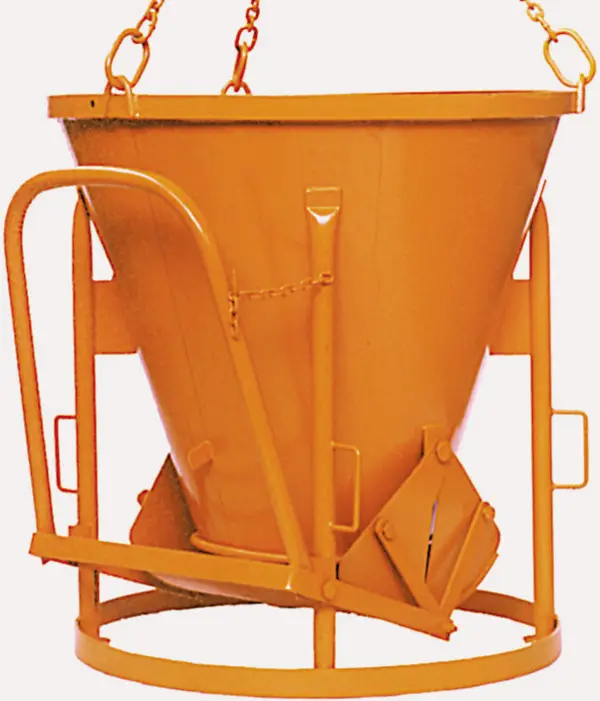 Siloz de beton 1011.8, 500l conic, cu manetă, Z1050