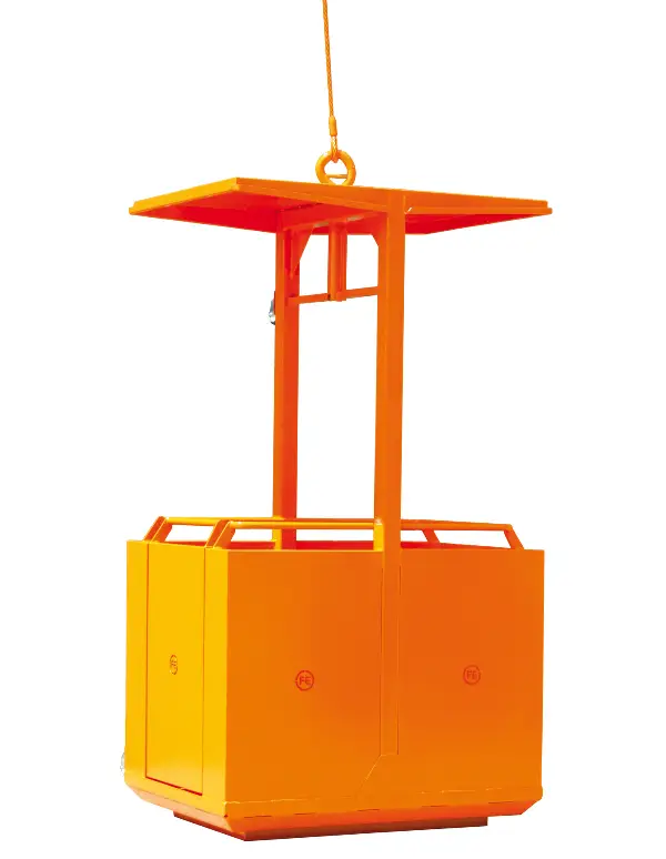 Nacelă de lucru 1071.1, 1410 x 1000, cu cablu şi carabine, Z107101