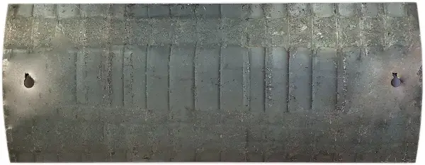 Verschleiß-Panzerblech längs 10mm für BMS ALPHA CR, Z11153