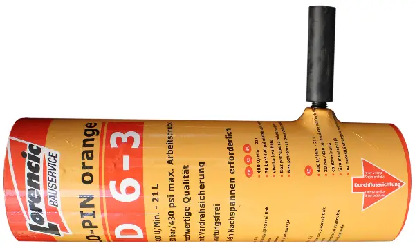 Stator LORENCIC LO-PIN D 6-3 orange mit Verdrehsicherung, wartungsfrei, Z11551HQ-LO