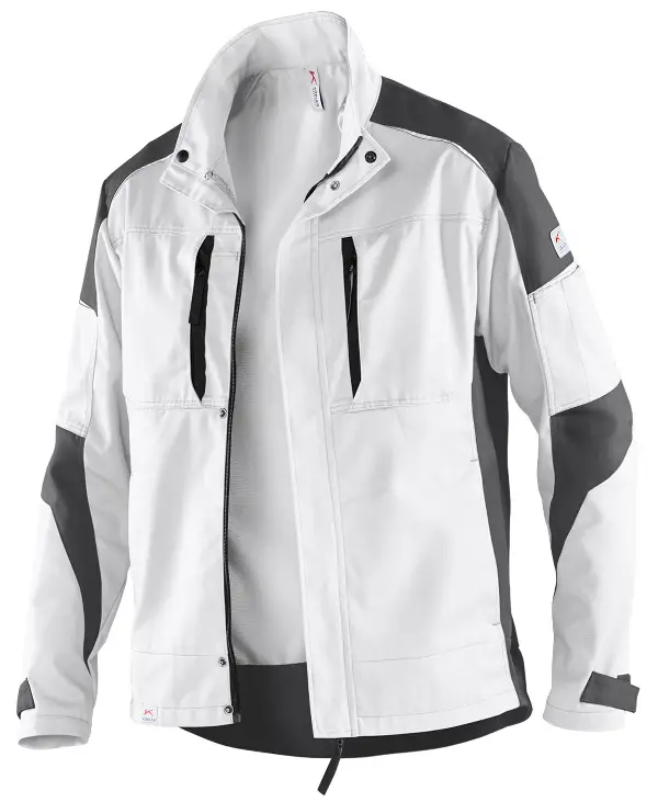 Bundjacke KÜBLER ACTIVIQ weiß/anthrazit 270 g/m² Gr. M, Z12501097M