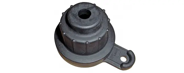 Duză pentru aparat de tencuit, de 16mm, neagră, conică, VPE10, PFT, Z191001