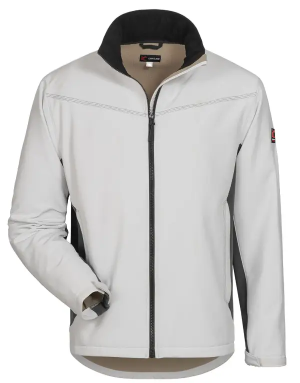 Softshell-Jacke LAURIN CRAFTLAND®, weiß/grau, Gr. XL, VPE5, Z19972XL