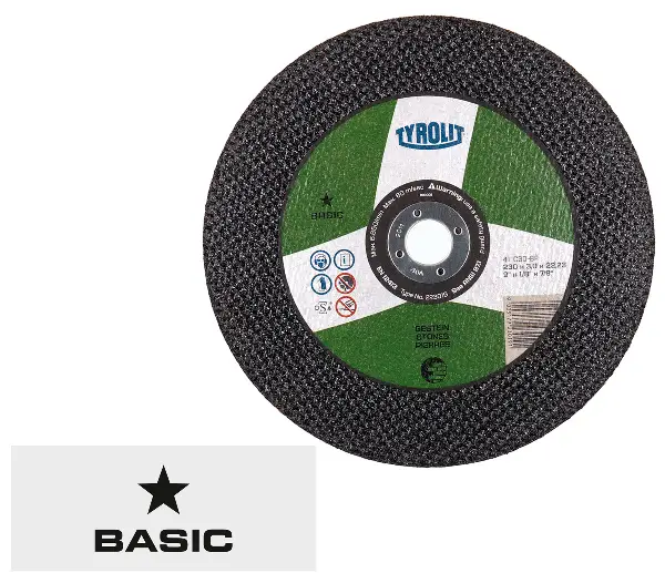 Pânză de retezat, piatră, 41, 125 x 2,5 x 22,23mm, dreaptă, C30-BF, TYROLIT, Z223015