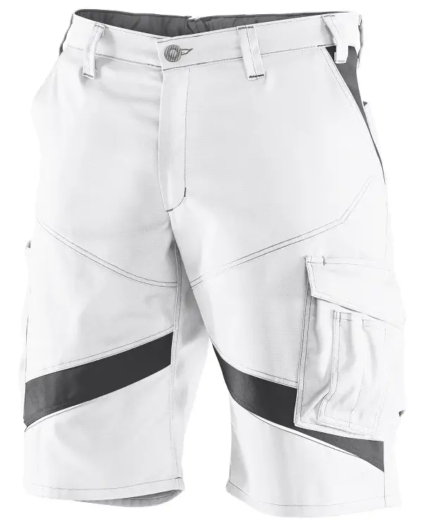 Arbeitsshorts KÜBLER ACTIVIQ weiß/anthrazit 270 g/m² Gr. 54, Z2450109754