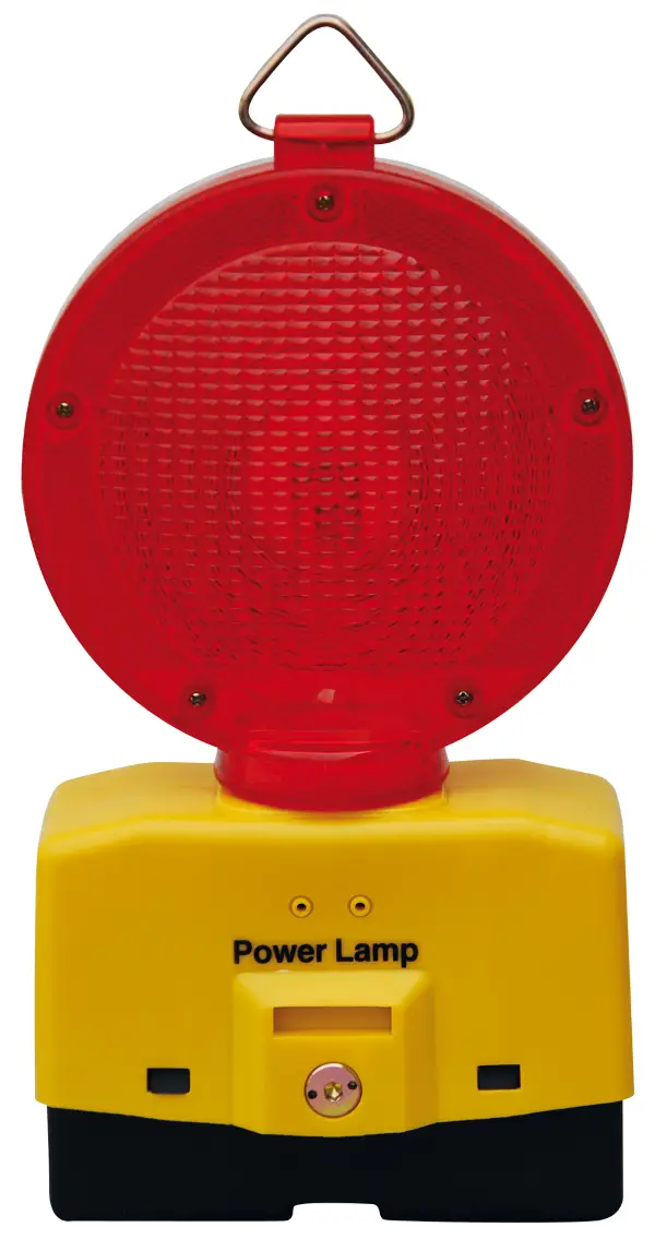 Baustellenleuchte LED rot-glasklar 180mm VPE10, Z252291