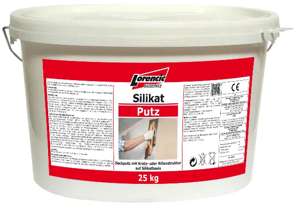 Silikatputz Kratz 2,0mm, farbig, Verbrauch 2,9kg/m², 25kg/Kübel, 32Kübel/Pal, Z2530425LO