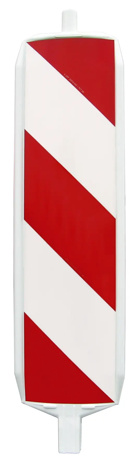 Baliză direcţională, standard, dreapta / stânga, cu folie roşu-albă, tip 1, cu picior, 60/60mm, UA72, Z25487