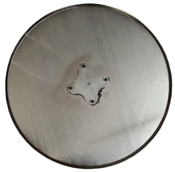 Disc de finisare de 600mm, cu 4 bolţuri, pentru finisorul cu aripi LO-Disc 600, cu inel de centrare întărit, Z2809741847LO