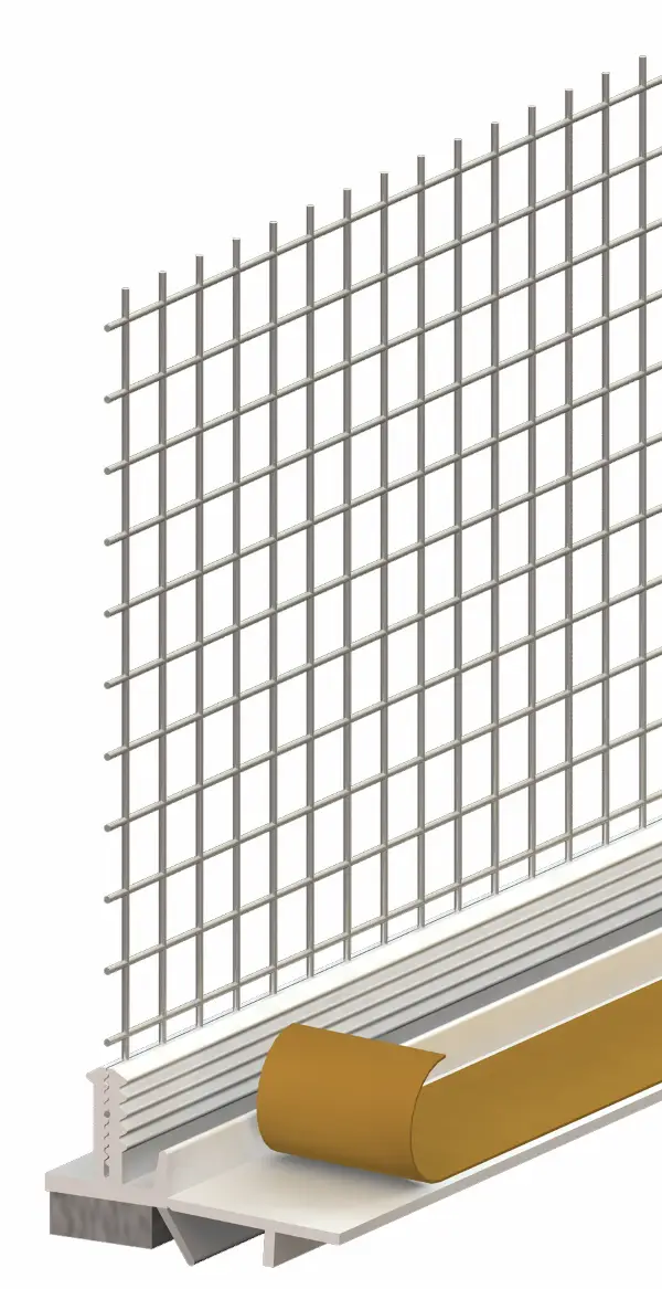 Profil pentru usi si ferestre, 10mm, cu material textil, DL, 2,5 ml/bara 60bare/cutie 21cutii/palet, Z3798250LO