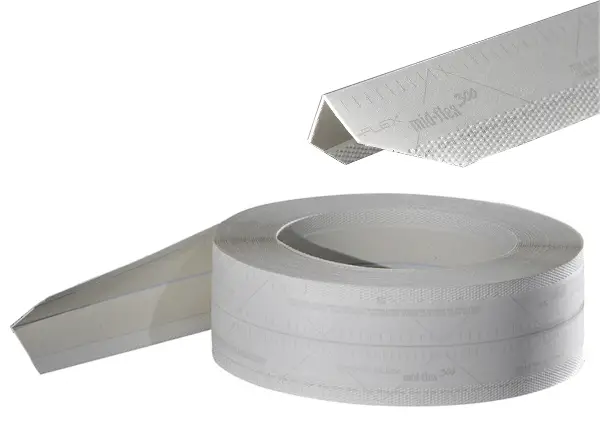 Kantenprofil MID-FLEX 300 Innen-/Außeneck 30,50lfm/Roll, 10Roll/Kart, 24Kart/Pal, Z437322305