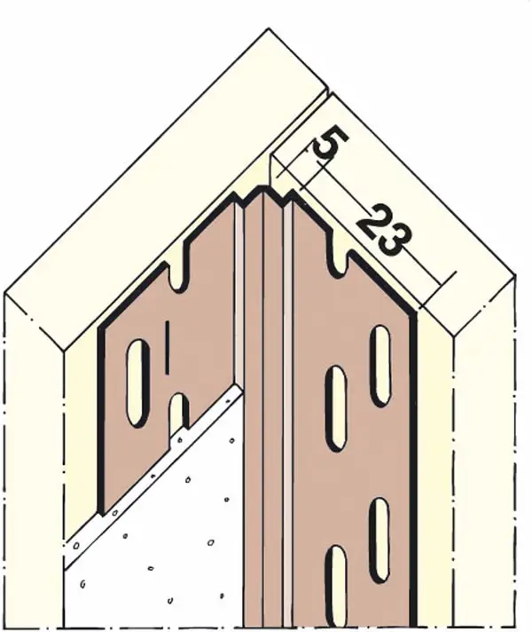 Coltar de glet colt inter.desc.70-135 Protektor 3770 , 3.05 ml/buc, 70 buc/leg, Z43770305