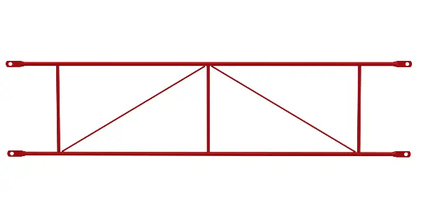 Doppelgeländer 2,50m verzinkt 32GV 10kg, Z481320