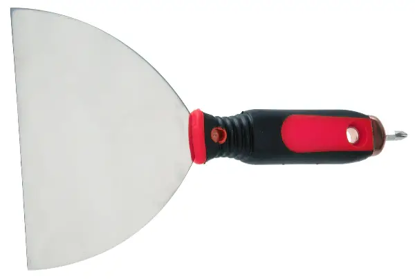 Şpaclu cu şurubelniţă, cu bit, 150mm, inox, cu mâner cauciucat, UA12, Z5015015