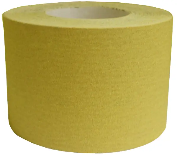 Schleifpapier gelb Körnung 120 115mm 50lfm/Rolle, Z542C7120LO