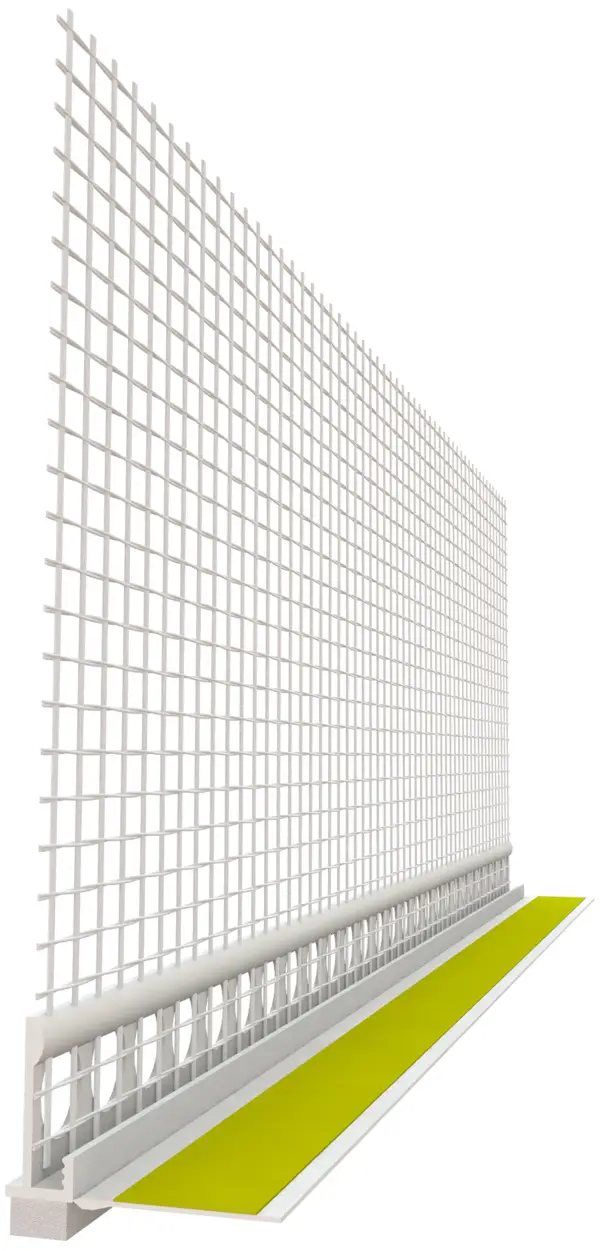 Profil pentru tencuială şi de protecţie, cu ţesătură, 6mm, 1,4 ml/bară, UA30 = 42ml, 50 cutii/palet, Z6470105001