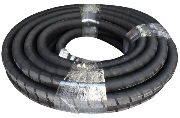 Förderschlauch Gummi NW 45/60 10bar kpl. mit C/45 Kupplungen 25,0m/Rolle 10Roll/Pal, Z653225LO