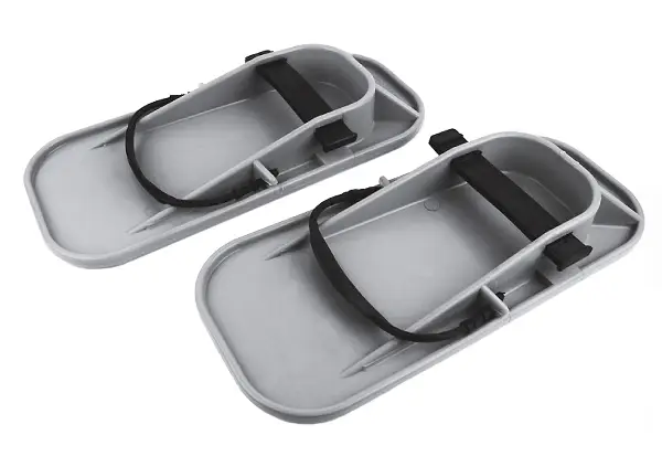 Glättschuh aus Kunststoff, grau, schwere Ausführung, VPE5, Z65925